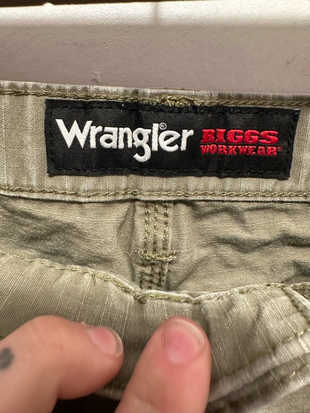 Wrangler RIGGS Workwear Cargo Pants 32x32 Khaki Utility Work Pants - Picture 2 of 8